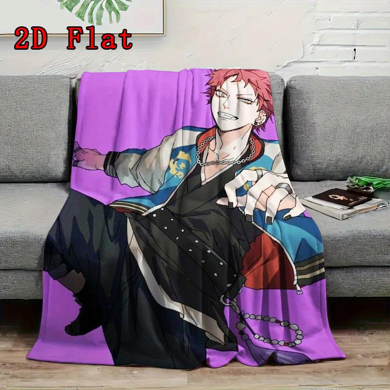 hypnosismic 2D Flat Pattern Flannel Blanket High quality All Seasons Warmth and Comfort Perfect for Christmas Gifts.NMT0928085