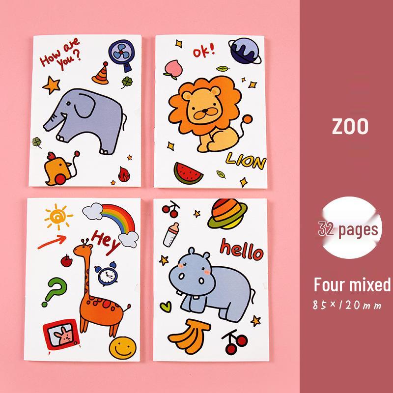 Compact Cute Softcover Mini Notepad for Students and Office Use