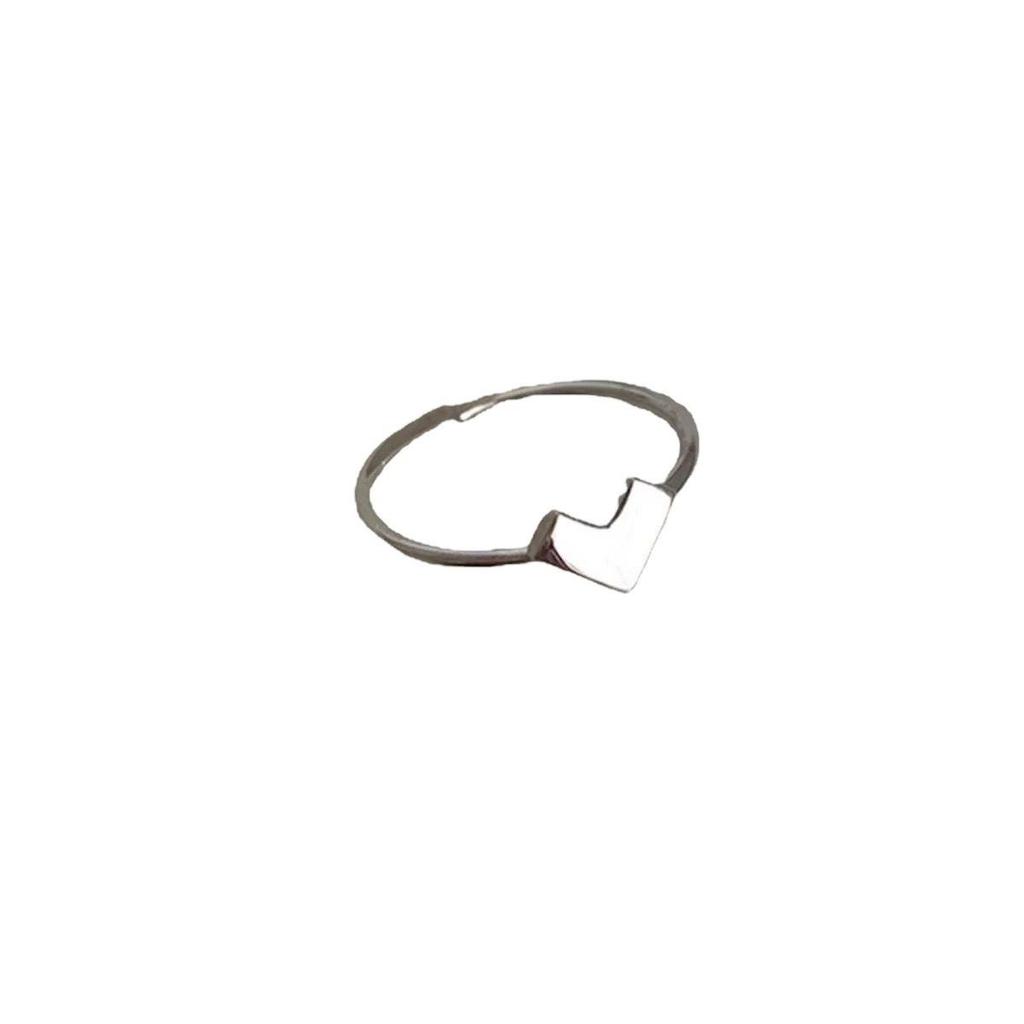 Hollow Love Open Ring: Trendy, Cold Style Niche Design for Women - Unique Fashion Statement for Index Finger