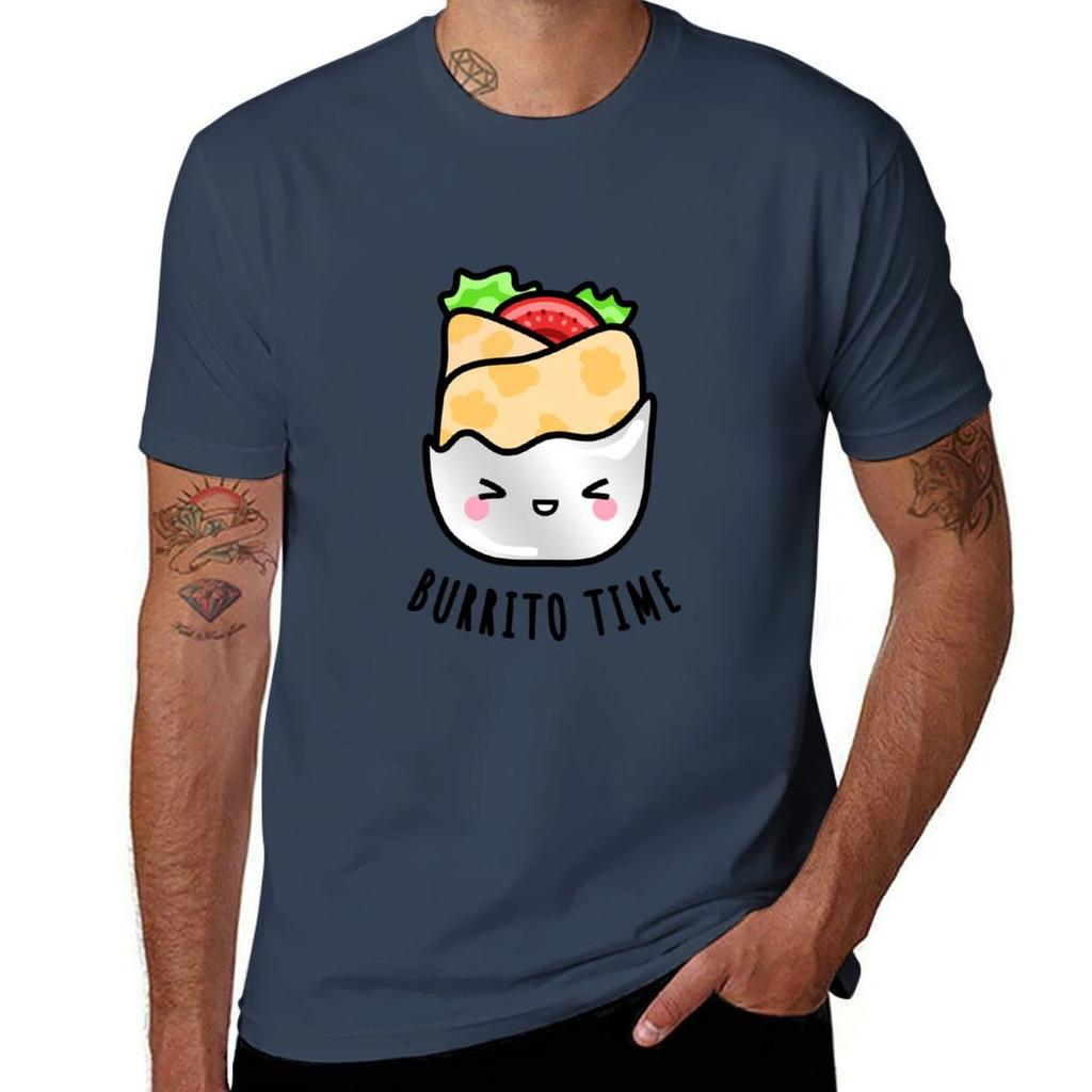 casual Kawaii man BlueberryMoon T-Shirt by shirts men t t Drawings for man Cute Burrito for printed Wrap Illustration shirts