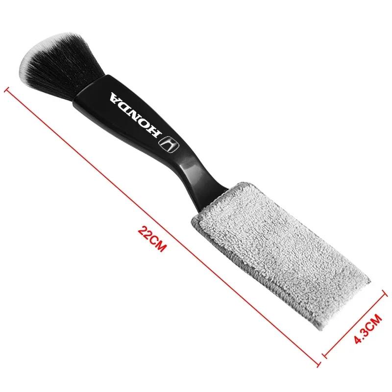 2025 Hot 1pc 2 In 1 Car Air Outlet Cleaning Brush Dashboard Duster Brushes For Honda Pilot Odyssey Jazz Accord City Civci CRV FI