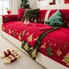 Chenille Christmas Sofa Cushions—All-Season, Minimalist, Non-Slip Seat Cushions and Sofa Covers