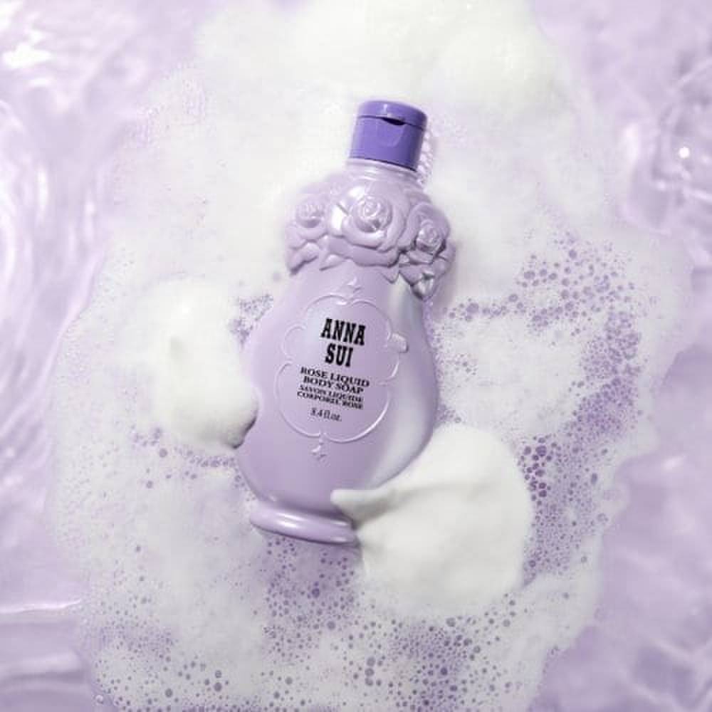 Anna Sui Rose Body Wash Duo & Lotion Set (+Round Towel) 250ml*3