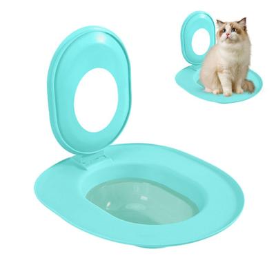 Kit d'apprentissage de la propreté pour chat, siège d'urinoir universel, système d'apprentissage de la propreté pour chat, siège d'apprentissage de la propreté réutilisable pour chat, outil pour le nettoyage des animaux de compagnie