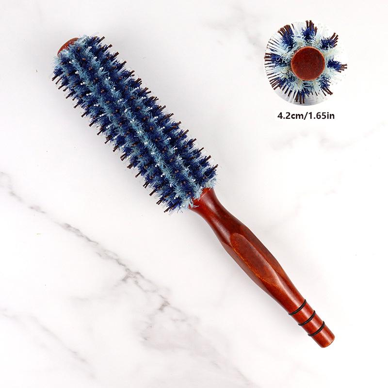 

Деревянная ручка, нейлоновая щетина, круглая щетка, профессиональная парикмахерская, салонная, для укладки волос, круглая расческа для волос, инструменты для укладки волос 16S
