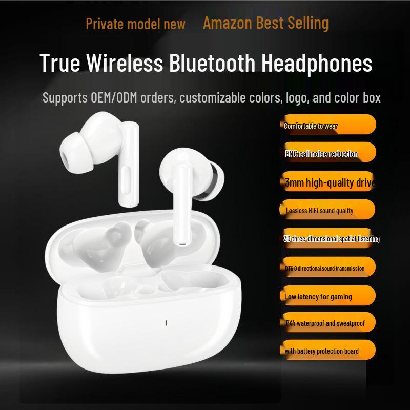 2025 Waterproof Noise-Cancelling Bluetooth Sleep Earphones - Side Sleeper & Sports-Friendly, No Ear Pressure or Sound Leakage