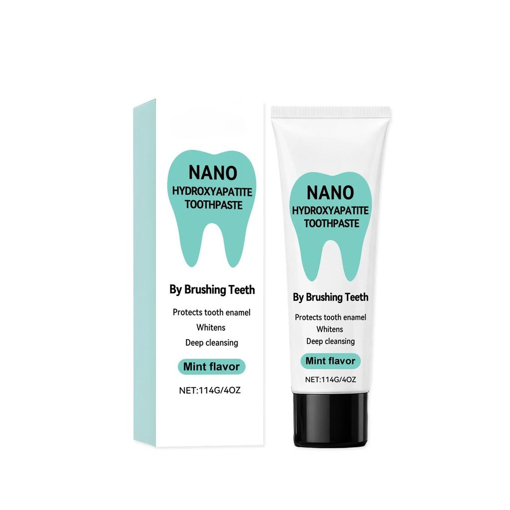 Nano Hydroxyapatite Toothpaste Removing Yellow Teeth Cleaning Tooth Stain Lasting Fresh Oral Minty Fresh Oral Care Toothpaste