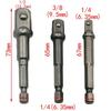 Steel Ball 8-Piece Socket Extension Rod Set with Square Head Adapter