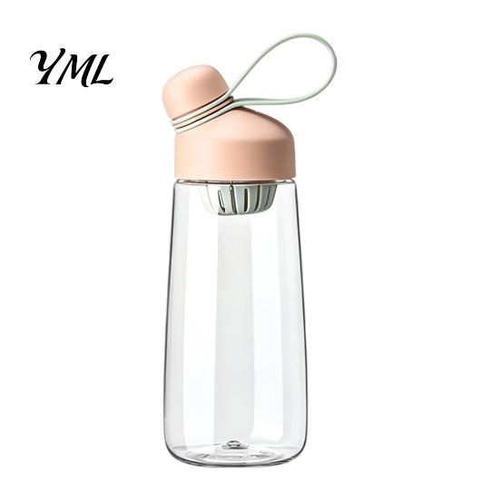 Leak Proof Gym Water Bottle Tritan Plastic Bottle, with Lid, 600ml Capacity, Fast Travel Drinking Spout Sports for Fitness Running And Daily Hydration
