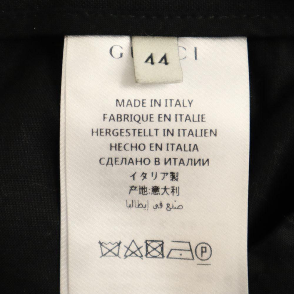 GUCCI Made in Italy 100% wool Slacks pants 44 black Men's Used