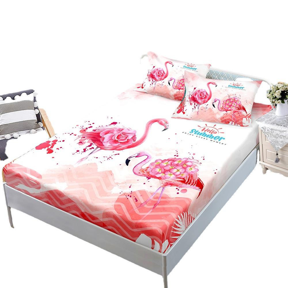 Animal Mattress Three-Piece Set, Bedspread, Pillowcase, Mattress Protective Cover, Dust-Proof And Non-Slip.