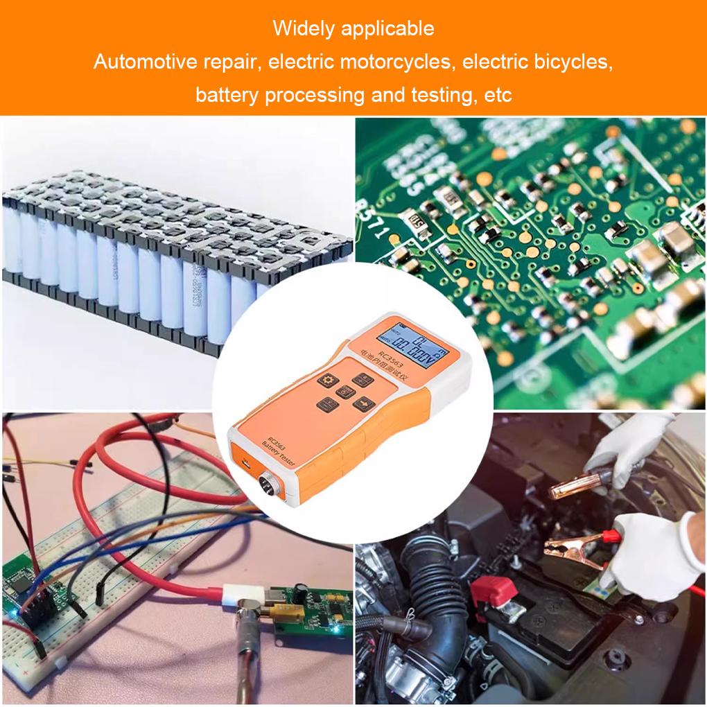 RC3563 Handheld Battery Voltage Internal Resistance Tester High-precision Trithium Lithium Iron Phosphate 18650 Battery Tester
