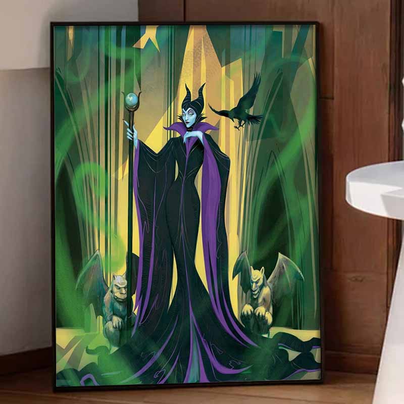 Disney Diamond Painting Kit Maleficent Diamond Hand Embroidery 5D DIY Diamond Art Home Decor Creative Handicrafts Stunning Wall Art Decor