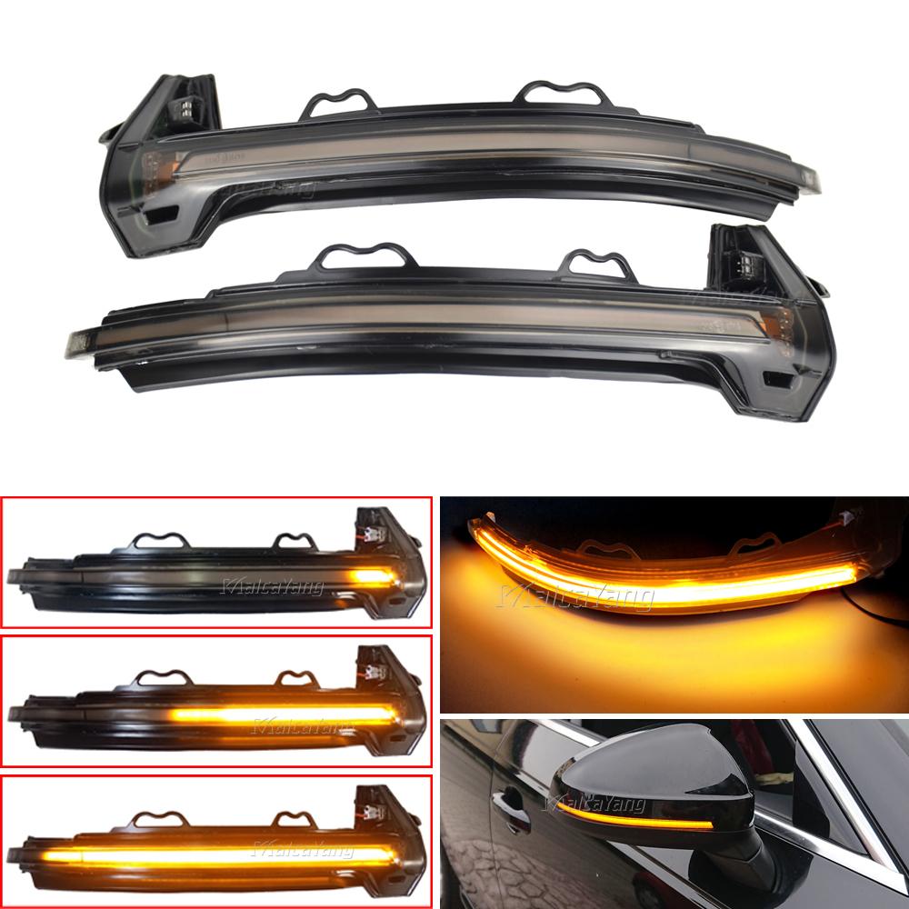 For A4 S4 RS4 B9 2016-2019 A5 S5 RS5 Dynamic Turn Signal LED Light Side Wing Rearview Mirror Indicator Sequential Blinker