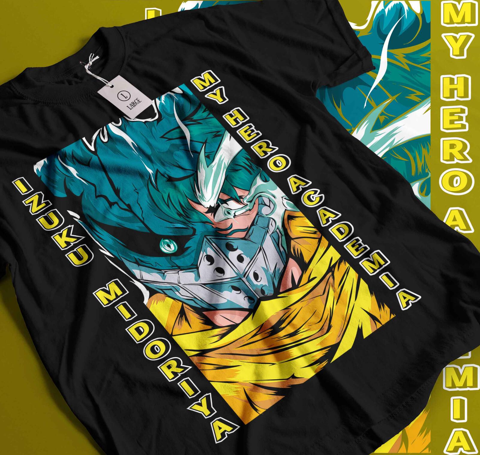 Deku T-Shirt Mens Womens Tees Top All Might Boku No Hero Academia Katsuki Midoriya Shoto Dabi Gift204 M