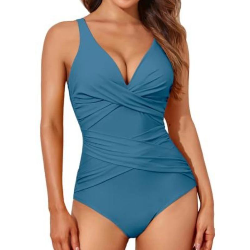 Vintage One Piece Swimsuit Sexy Printed Swimming Suit for Women Summer Monokini Swimwear Bathing Suits Boho Ladies Swimsuits