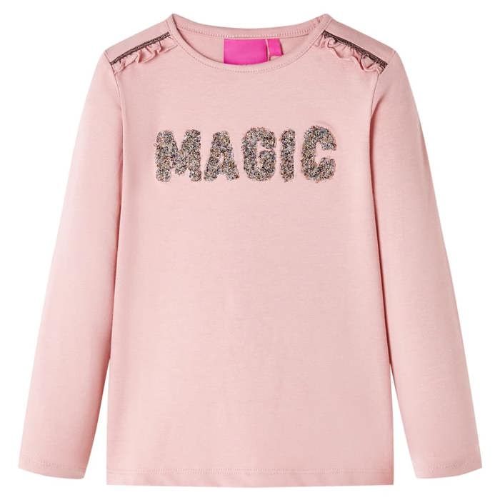 Kids' Long-sleeved T-shirt Light Pink 92/104/116/128/140