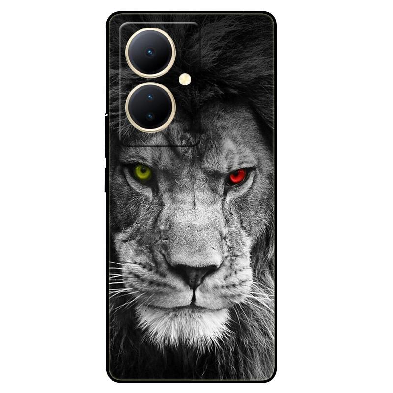 For Vivo V29 Lite 5G Case Global TPU Silicone Wolf Lions Phone Shell For VIVO V29 LITE 6.78 Funda On V29Lite Cat Animals Covers