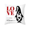 Red Cartoon Love Valentine's Day Home Pillow Car Waist Support Cushion Sofa Cushion Pillow Cover