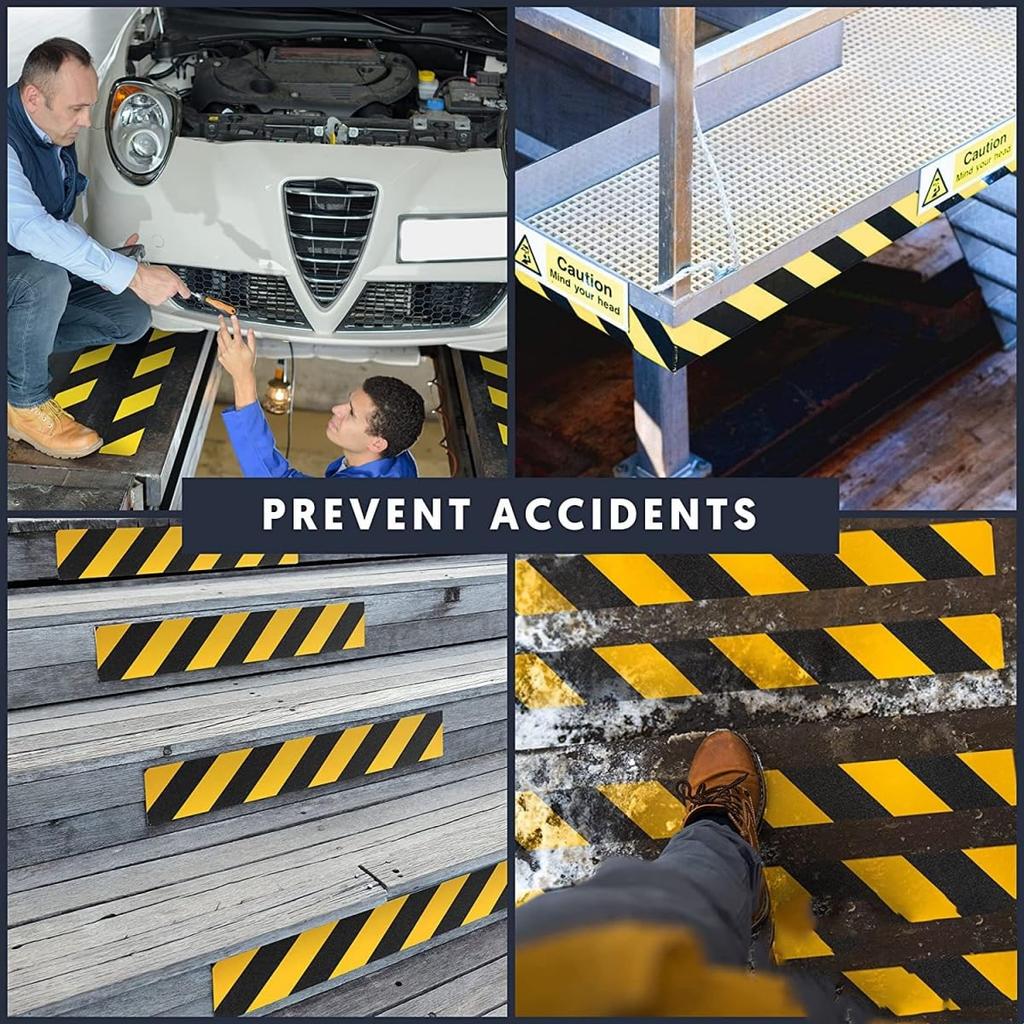 Taśma parkingowa Hiroshi zapobiega przyklejaniu się do samochodu, zapobiega wypadkom i zapewnia bezpieczeństwo, znak ostrzegawczy do użytku wewnętrznego i zewnętrznego, 5 cm x linia, wodoodporna, zewnętrzna,