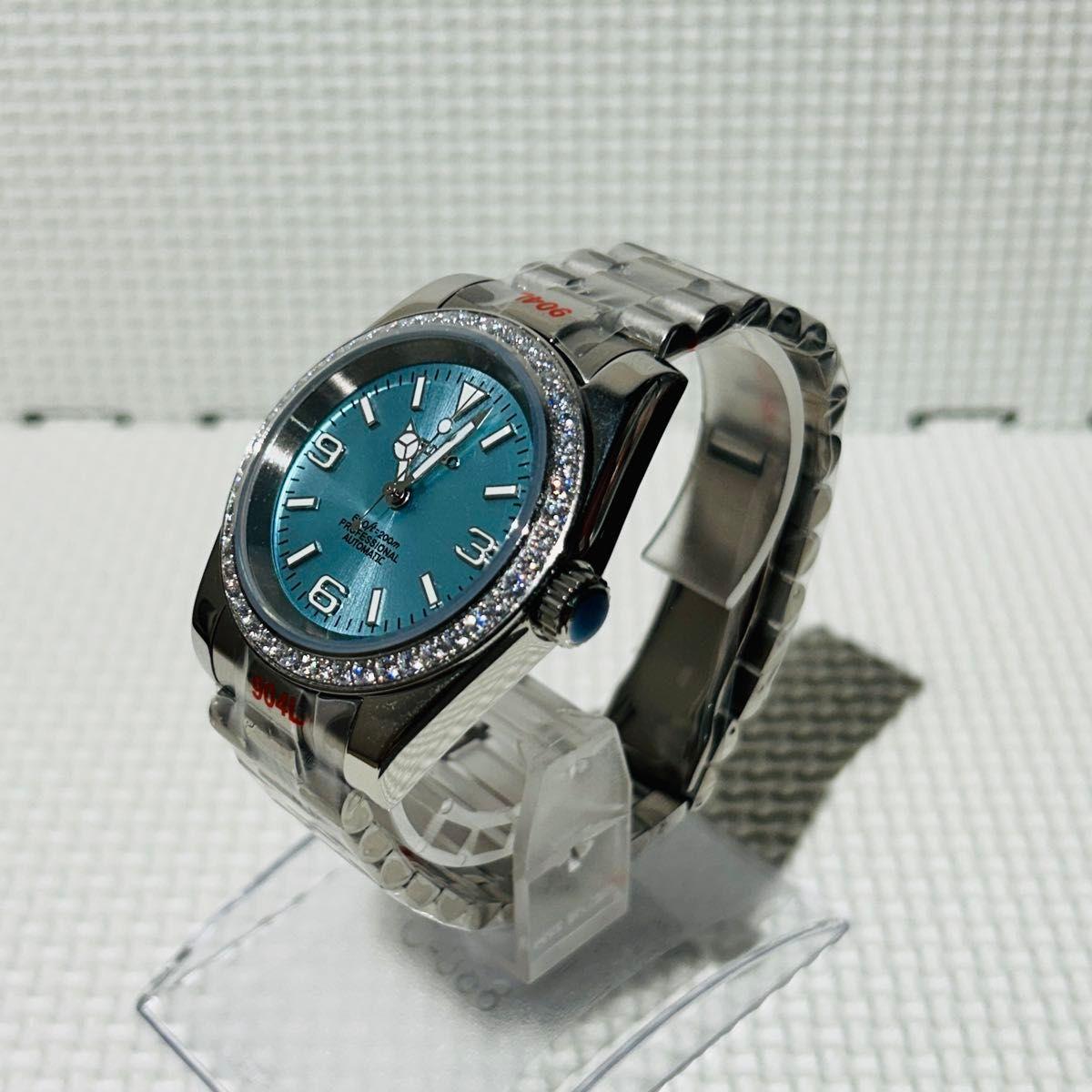 Used Custom watch MOD unused VH31 Ice Blue