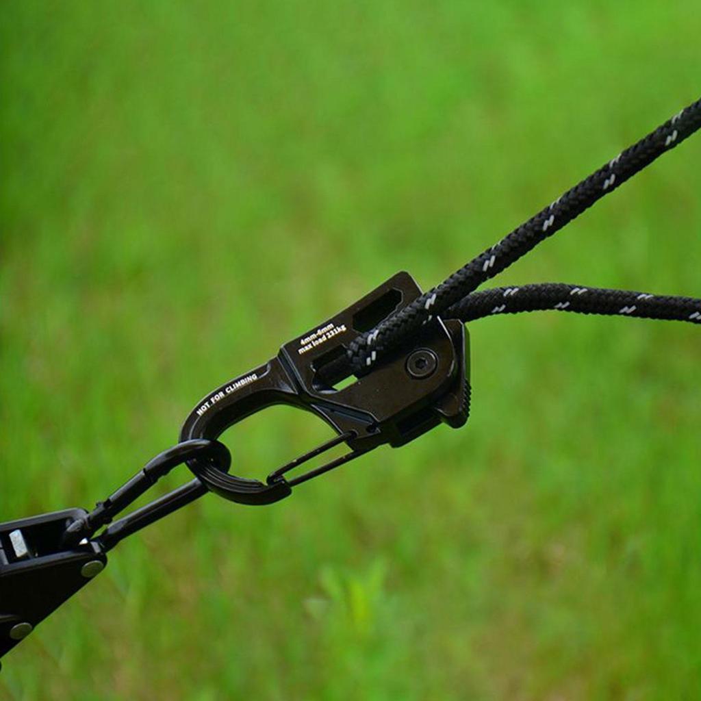 Tent Rope Nylon Reflective Lines 4 Meters Adjustable Camping Paracord Cord For Hiking Shelter Backpacking Climbing Kayak Tarp