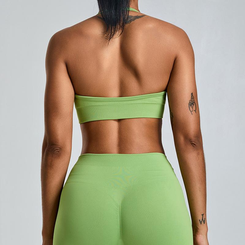 New Seamless Sports Bra For Women With External Neck, Yoga Vest, Beautiful Back, Yoga Suit, Quick Drying Fitness Top