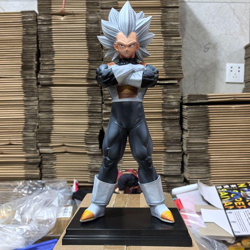 In Stock VF 33cm Z Super Saiyan 3 Vegeta Model, Black, Super Saiyan 3 Vegeta Action Figure Statue, Collectible Model