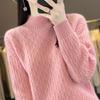 Pulover de cașmir pentru femei cașmir Qinghe 30% cașmir 70% lână cald și la modă versatil toamnă și iarnă