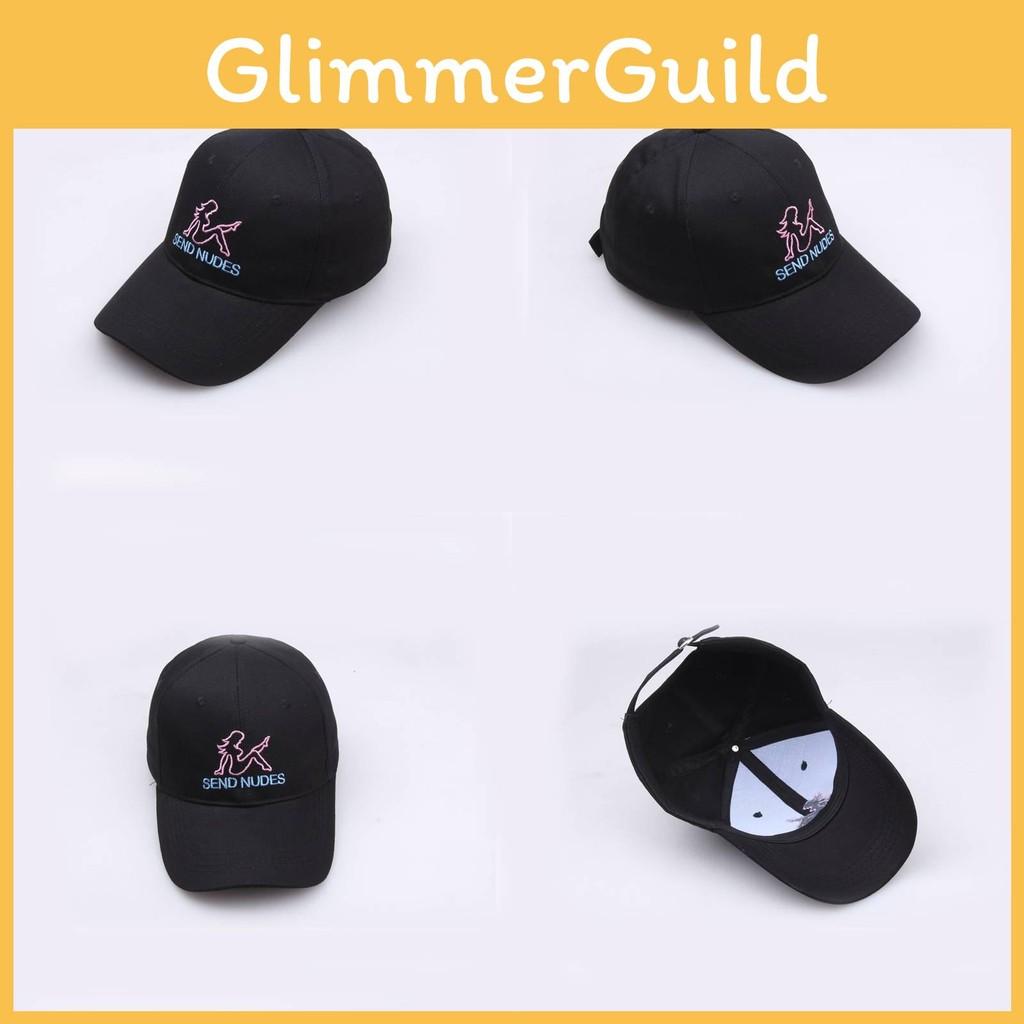 Embroidery Letter Send Nudes Women Pure Cotton Baseball Cap Outdoor Hat Sun