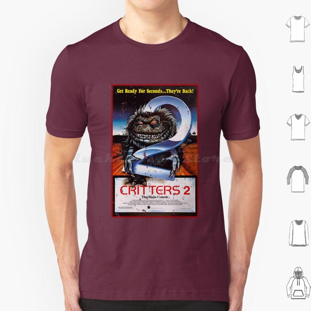 Critters 2 T Shirt Big Size 100 Cotton Critters 80s 1980s Movie Sci Fi Science Fiction Horror Comedy Cult Classic Film Vhs S