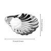 Fluted Shell Dish with Edges Versatile Stainless Steel Conch Serving Elegant for Everyday