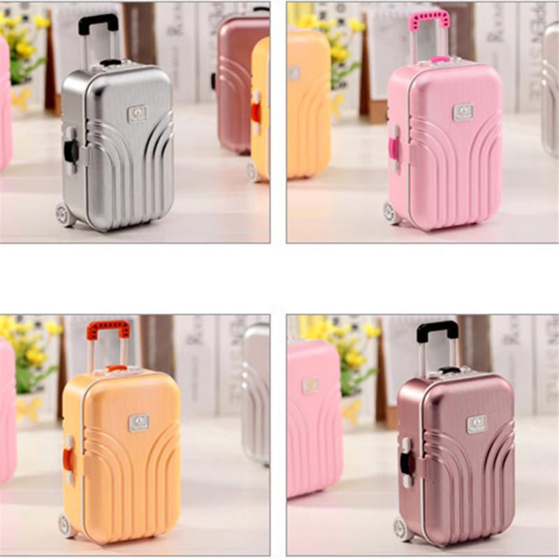 Hudební kufřík na kolečkách pro dívky s otočnou kreslenou figurkou