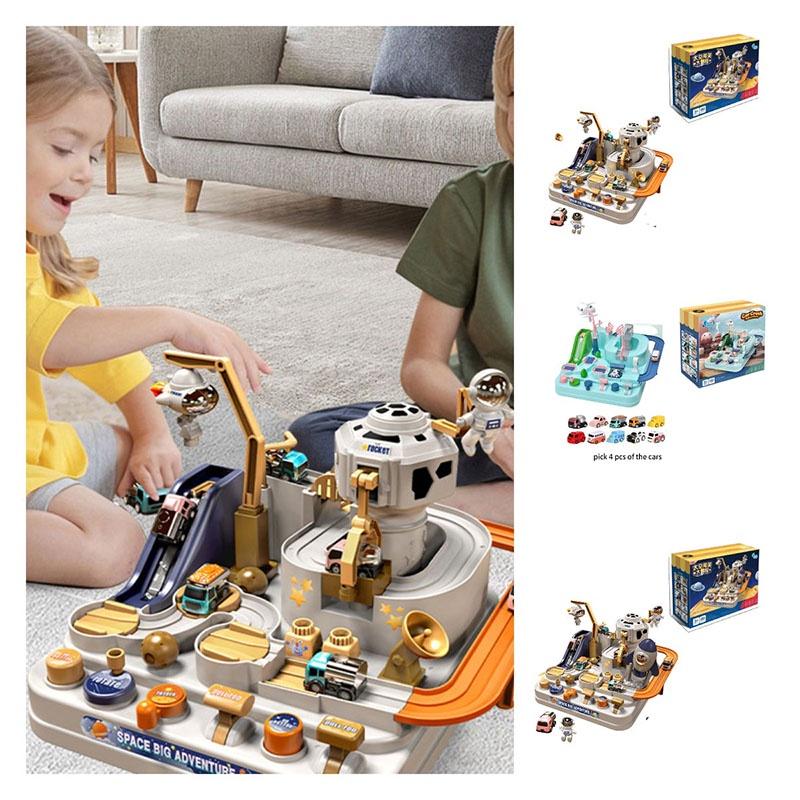 Children's Space-themed Adventure Car Set Educational And Fun Toy For Boys And Girls 4-6)