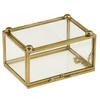 Geometric Glass Jewelry Box Flower Pots