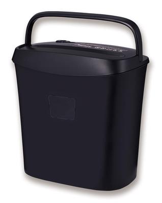 Destructora de documentos Asuka Crosscut S51 Hasta 8 hojas Compacta Gran capacidad con asa Negra
