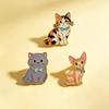 Collectible Cartoon Cat Enamel Pins Adorable Kawaii Lapel Badge for Backpack Clothing Birthday Gift for Cat Fans