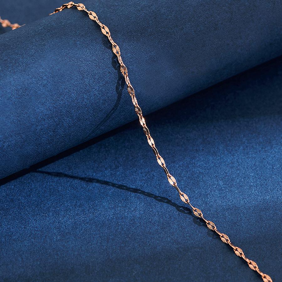 2.5mm Wide Embossed Stainless Steel Sunshine Link Chain Necklace for Women Choker 4 Available Jewelry Making Accessories
