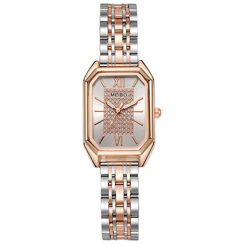 Meibo Square Retro Women'S Watch Steel Belt Women'S Watch