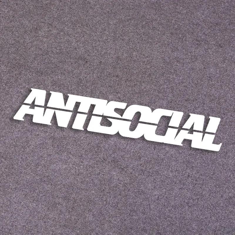 Car Antsocial Sticker Personalized Letters Waterproof Vinyl Windshield Decoration for Car Styling Decor Accessories