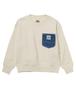 Lee Work Denim Pocket Sizes Sweatshirt, Kids, Off-White, 110-150cm