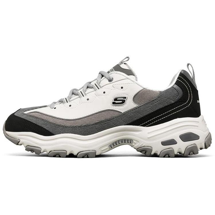 Skechers D Lites 1.0 Low-Top Running Shoes Black/Grey Men s 237153-BKGY EU 41.5