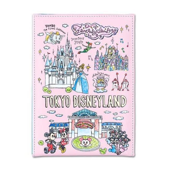 Mickey Friends Design Park Map Disney Souvenir Disney Resort & Mirror, Hand-Drawn Series, Design, [Tokyo Exclusive]