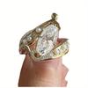 1Pc Fashion Synthetic Zircon and Imitation Pearl Fashion Multifunctional Ring