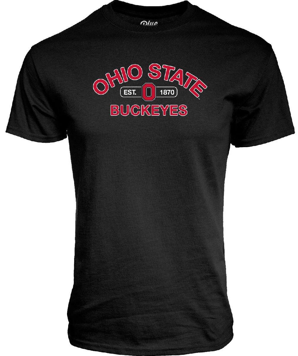 Ohio State Buckeyes Men s Black College Arch Short Sleeve T shirt XL
