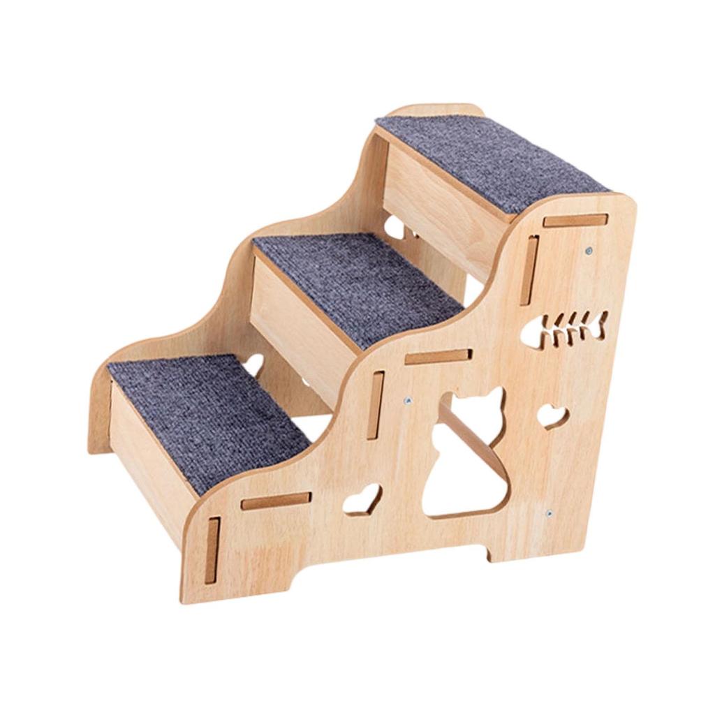 Small Dogs, Steps for Beds, Portable, Non-slip, Lightweight, Cats, Sofas And Older Dogs.