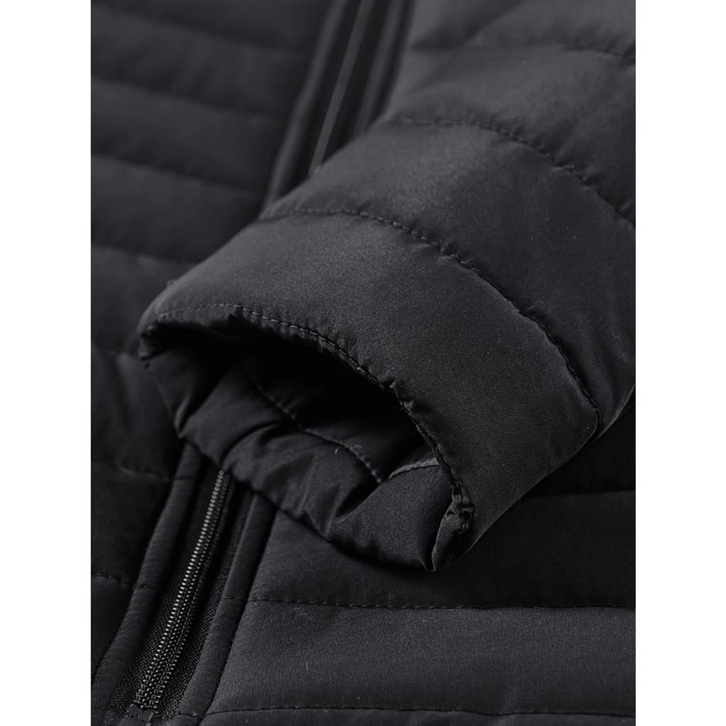 Men's Casual Thin, Form-fitting Stand-up Collar Cotton Jacket, Men's Solid-colored Long-sleeved Shirt With Cotton And Warm Zipper Jacket