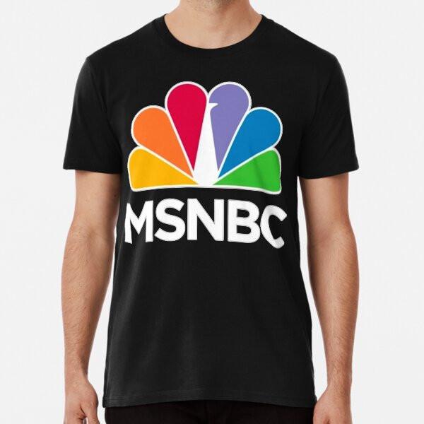 MSNBC Logo Classic Premium T-Shirt S To 5XL Made In the AU/USA T-Shirt