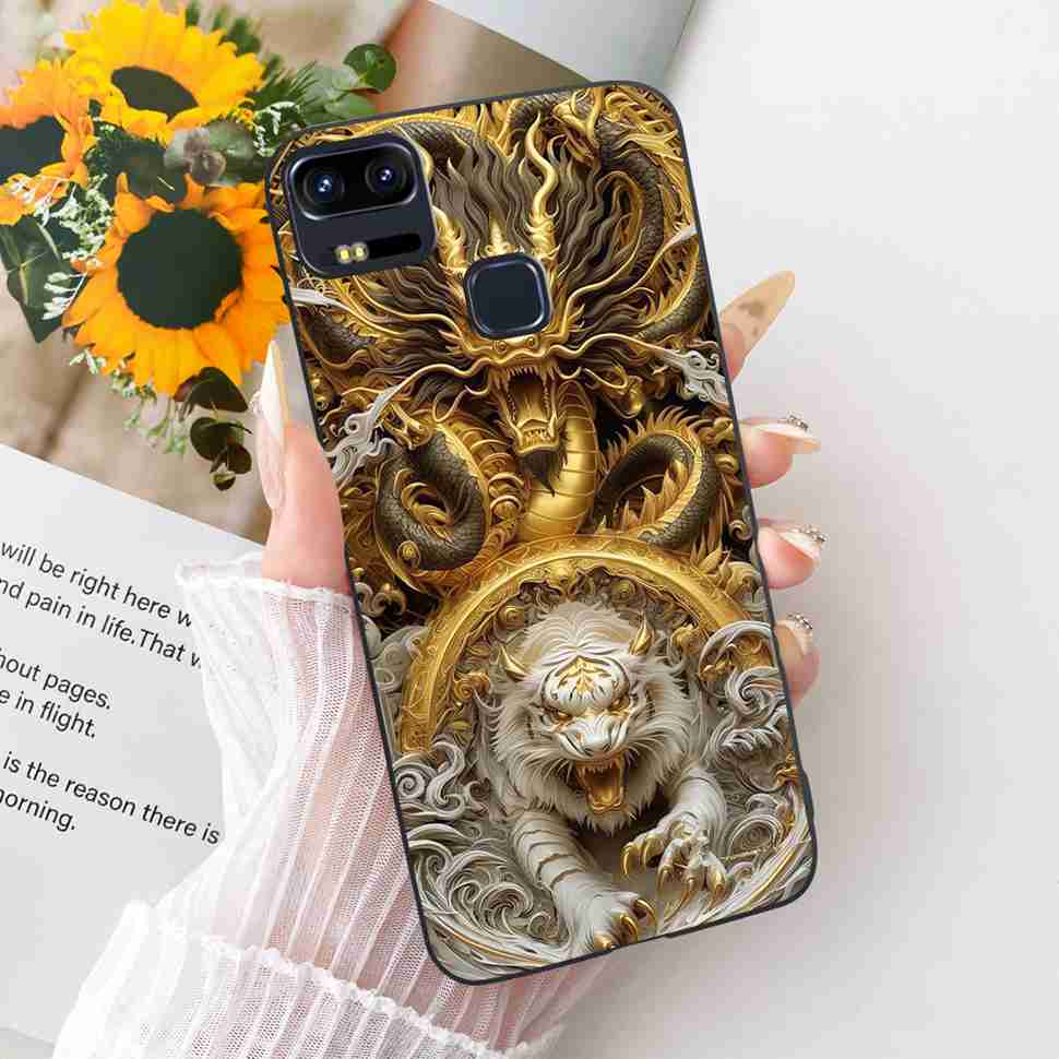 Für Asus Zenfone 3 Zoom Hülle Cartoon Schmetterling Löwe Silikon TPU Schwarz Weiche Abdeckung Für Asus ZE553KL Handyhüllen Stoßstange Fundas