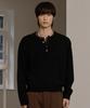 HYOJI Fw Washable Cable Crop Henley Neck Knit (8 Colors)